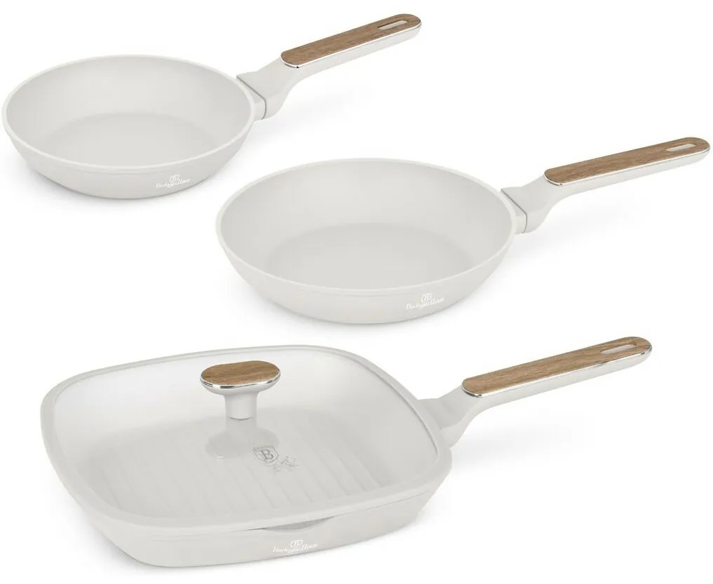 BerlingerHaus Súprava panvíc s titánovým povrchom Sahara Nordic, 3+1 ks