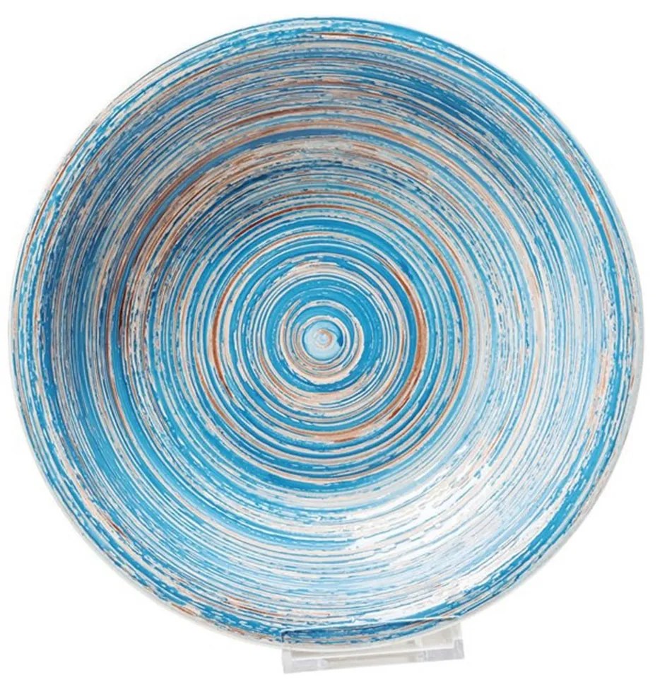 KARE DESIGN Tanier Deep Swirl Blue Ø21 cm 5 × 21 × 21 cm