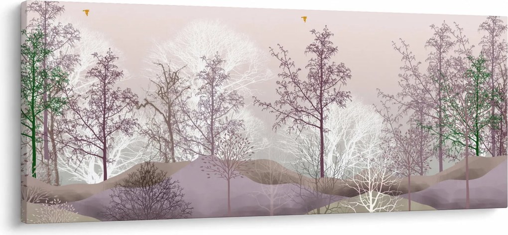 Obraz lesa (120x50 cm)