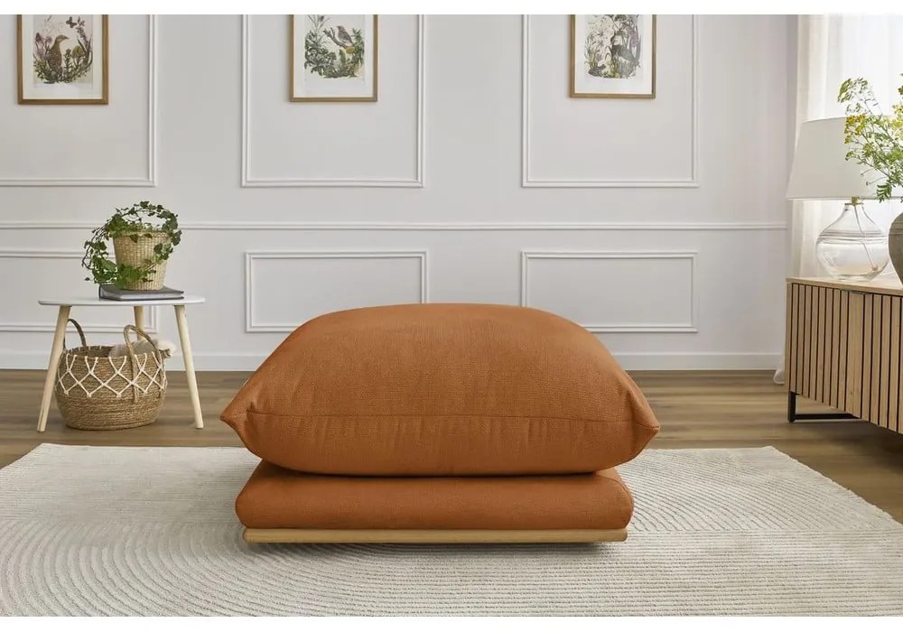 Oranžová podnožka Ernest – Bobochic Paris