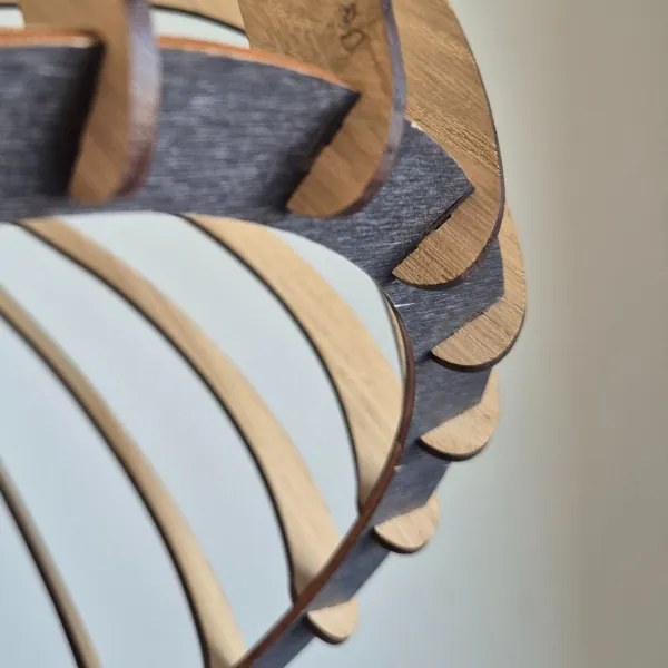 Luster na lanku TUCCI 1xE27/60W/230V pr. 29 cm dub