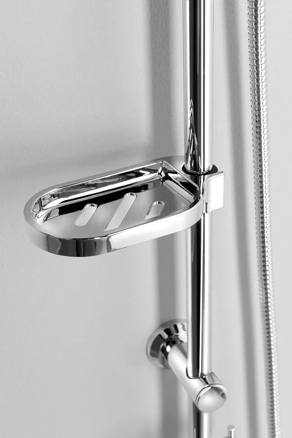 Aqualine Aqualine, ZARA sprchový stĺp k napojeniu na batériu, chróm, SL420