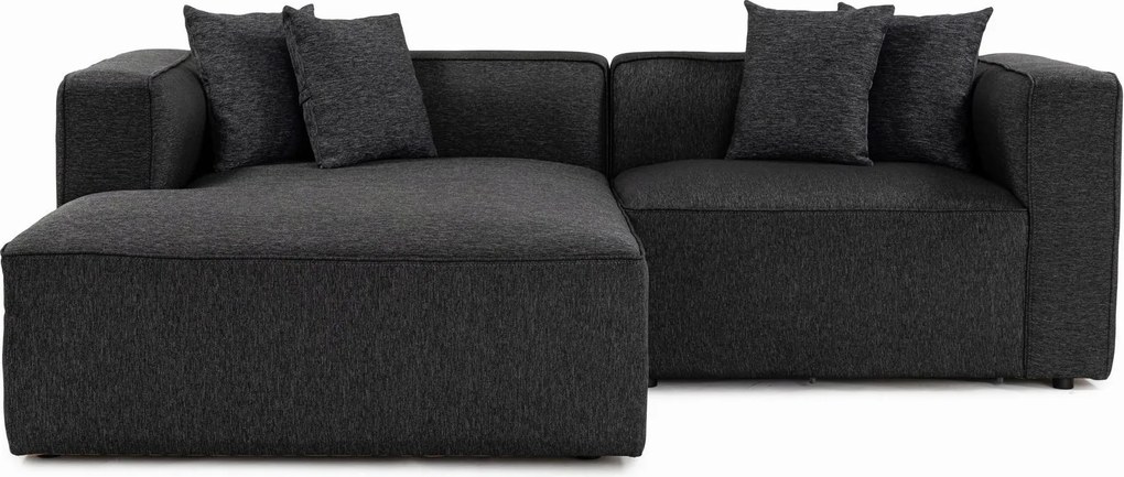 Rohová sedačka Morelotta (L) (antracit)
