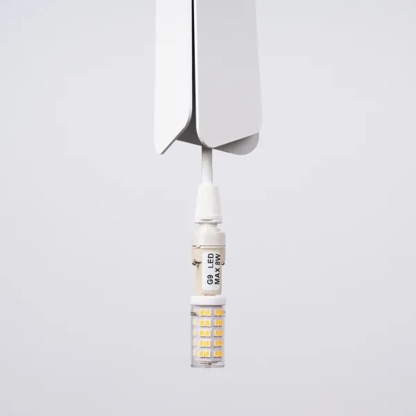 Sollux SL.1399 - Luster na lanku PRYSM 3xG9/8W/230V biela