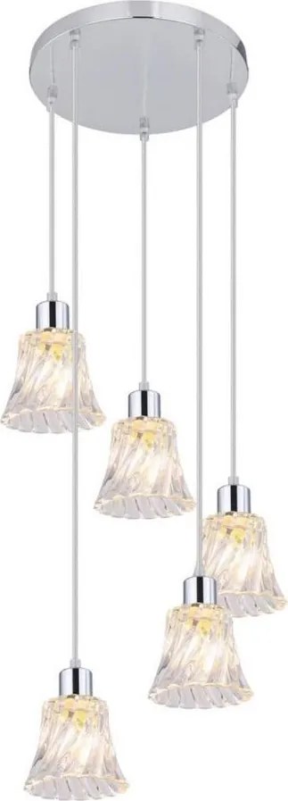 Rabalux - Luster na lanku 5xE14/40W/230V