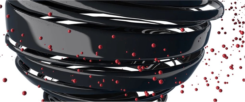 Obraz - Abstrakcia zemegule (120x50 cm)
