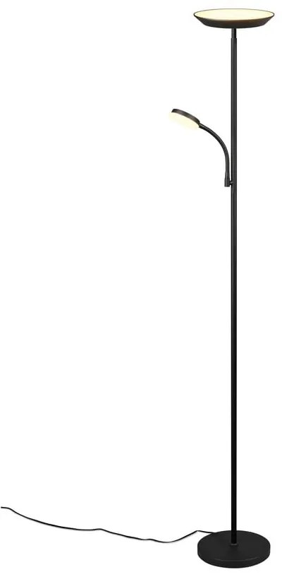 Čierna LED stojacia lampa (výška 178 cm) Specter – Trio