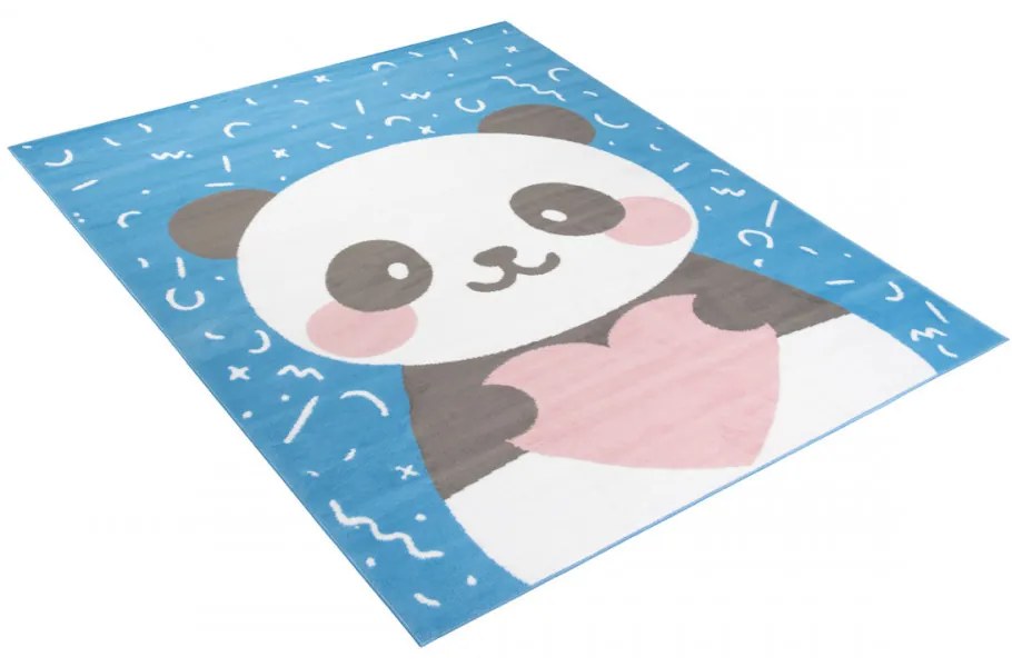 Kusový koberec PP Nesmelý panda 140x200cm