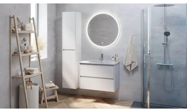 Kúpeľňová skrinka MOLDE 174 cm biela