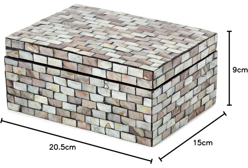 Sivý úložný box Compactor Haiphong Box