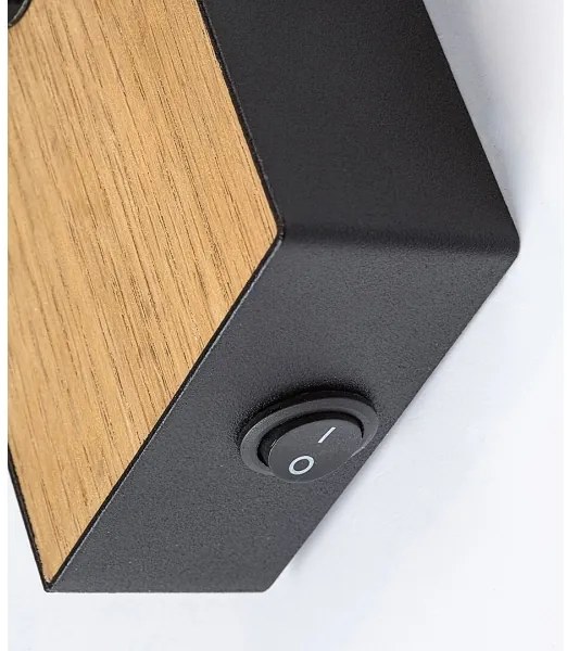 Rabalux 71151 - Nástenné bodové svietidlo METTA 1xE14/40W/230V dub