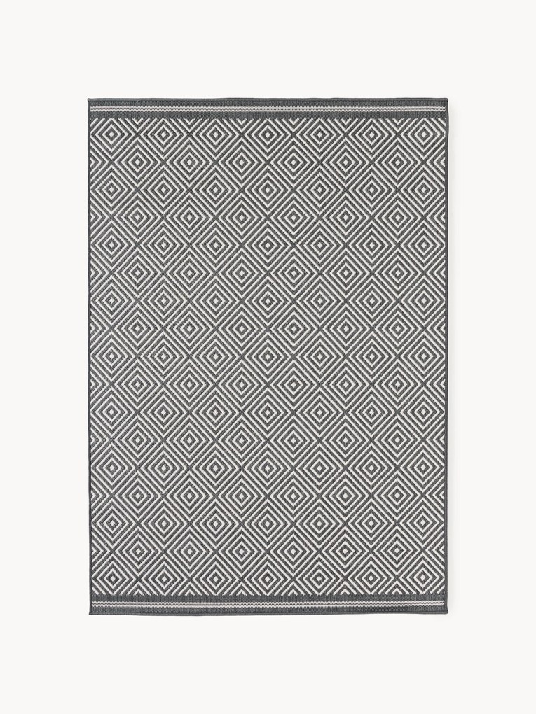 Obojstranný koberec's diamantovým vzorom do interiéru/exteriéru Reddy