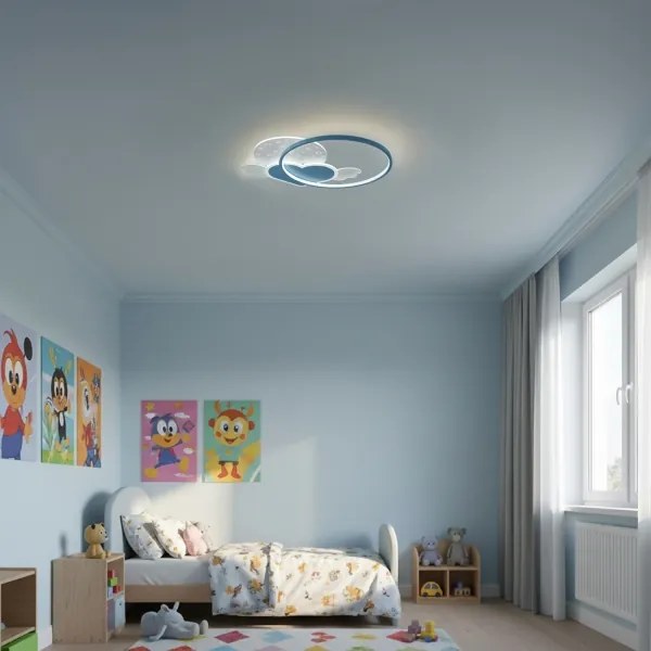 Brilagi - LED detské stropné svietidlo LOVE LED/48W/230V 3000/4500/6000K modrá