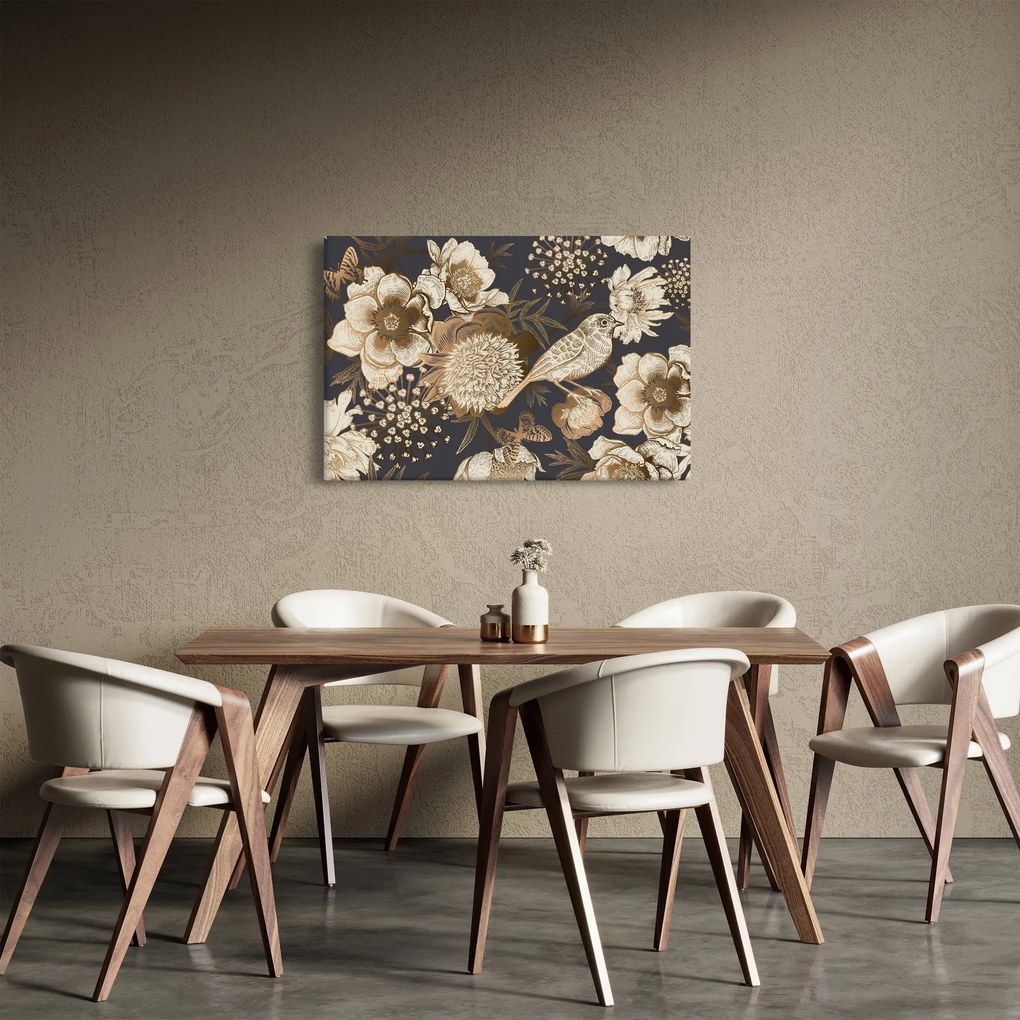 Obraz - Zlatá záhrada (90x60 cm)
