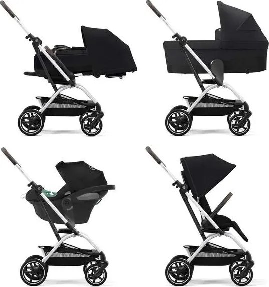 Cybex športový kočík Eezy S Twist+ 2 SILVER moon black