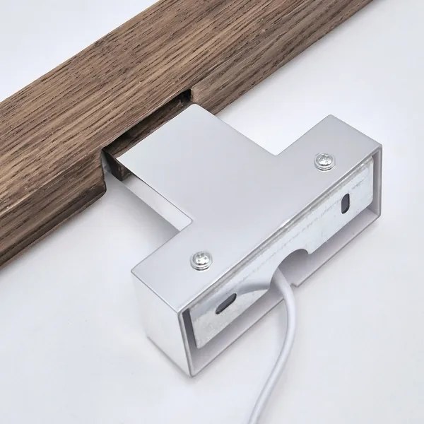 Brilagi-LED Kúpeľňové osvetlenie zrkadla WOODY MIRROR LED/8W/230V IP44 dub/chróm