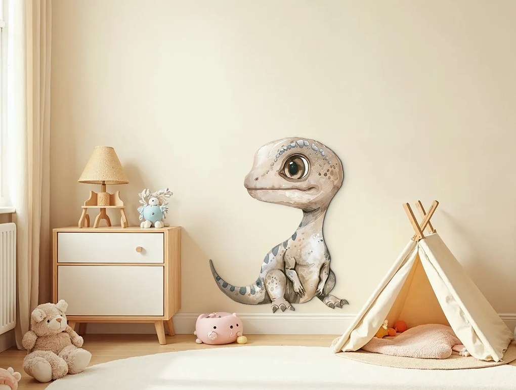 drevko | Detský obraz Okatý dinosaurus 60 x 475 cm
