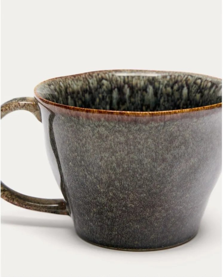 Sivý keramický hrnček Coval – Kave Home