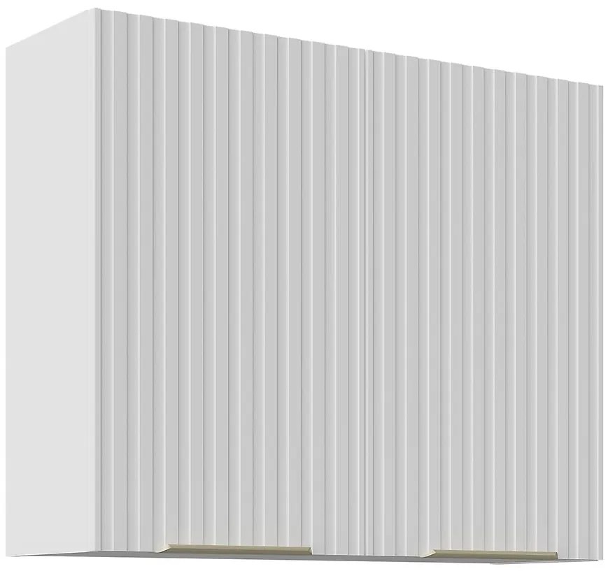 Kuchynská Skrinka Tuluza 80G-72 2F biely mat lamel