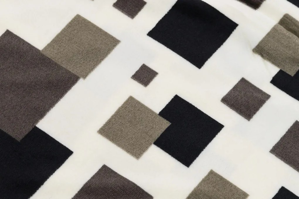 Obliečky mikroplyš LUXOR bielo-sivé Rozmer obliečky: 70 x 90 cm | 140 x 200 cm