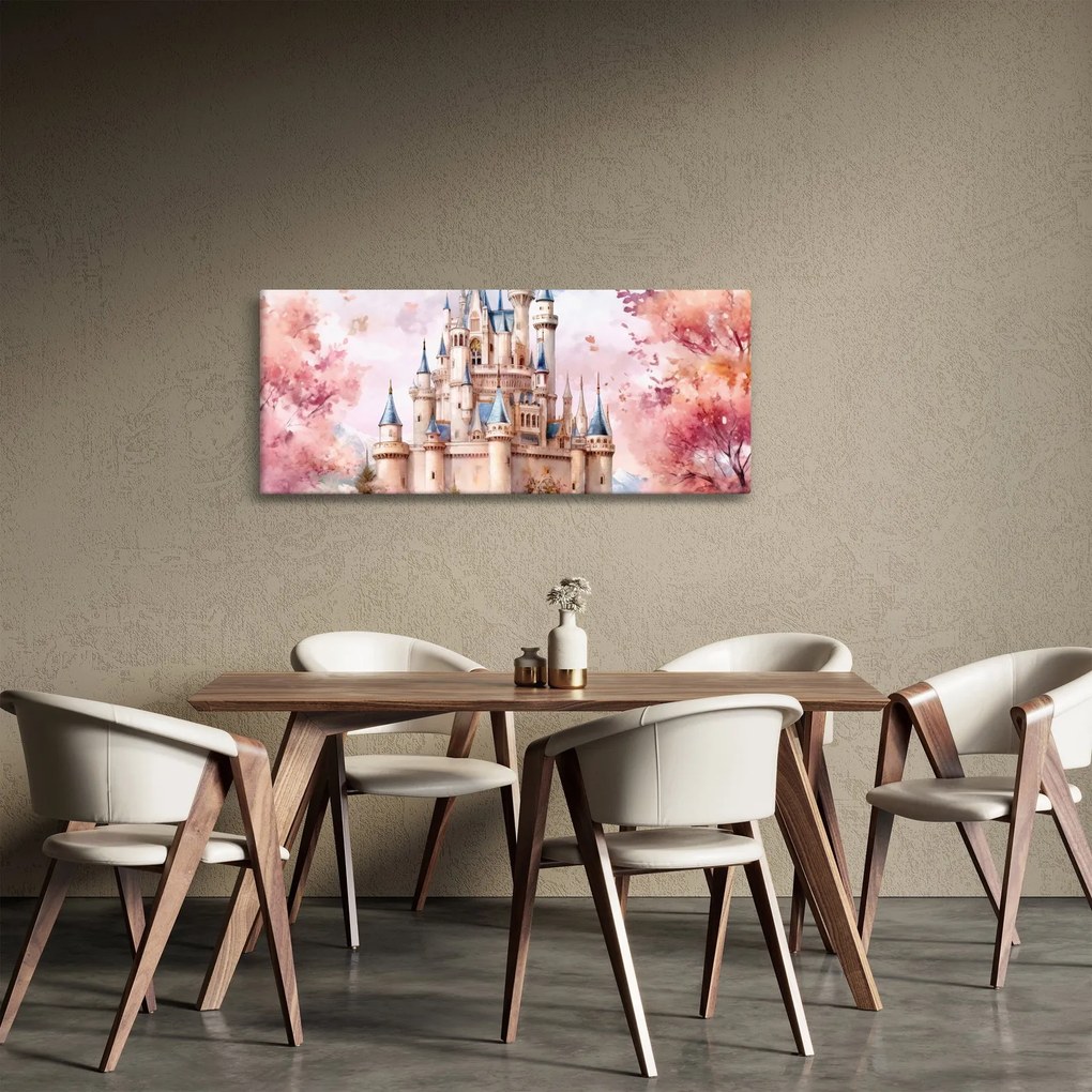 Obraz - Rozprávkový zámok (120x50 cm)