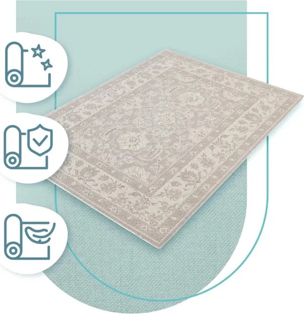 Koberec Agnella Noble Kirla sivý