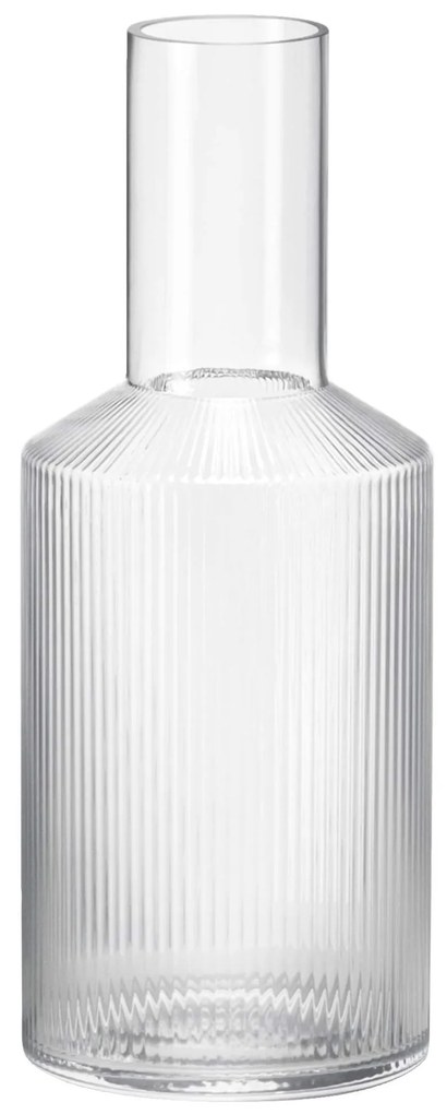 Ferm Living Sklenená karafa Ripple 900 ml
