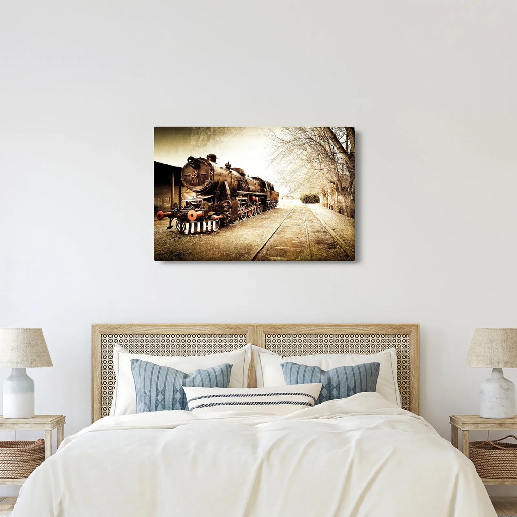 Obraz - Historická lokomotíva (90x60 cm)