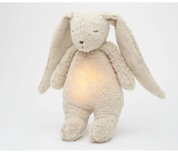 Moonie - Uspávadlo s melódiou a svetlom zajačik 2.0 organic sand