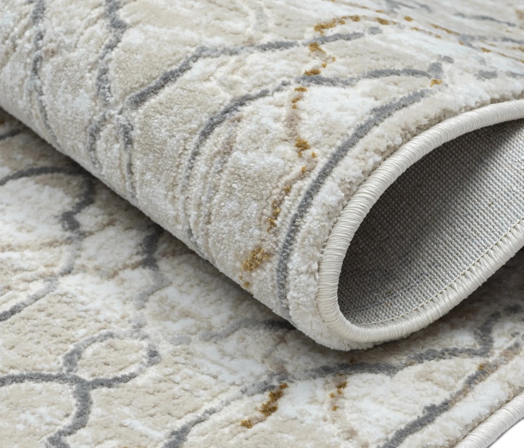 Kusový koberec My Floor creme, 160x230, šedá, chodba / predsieň, My Flair