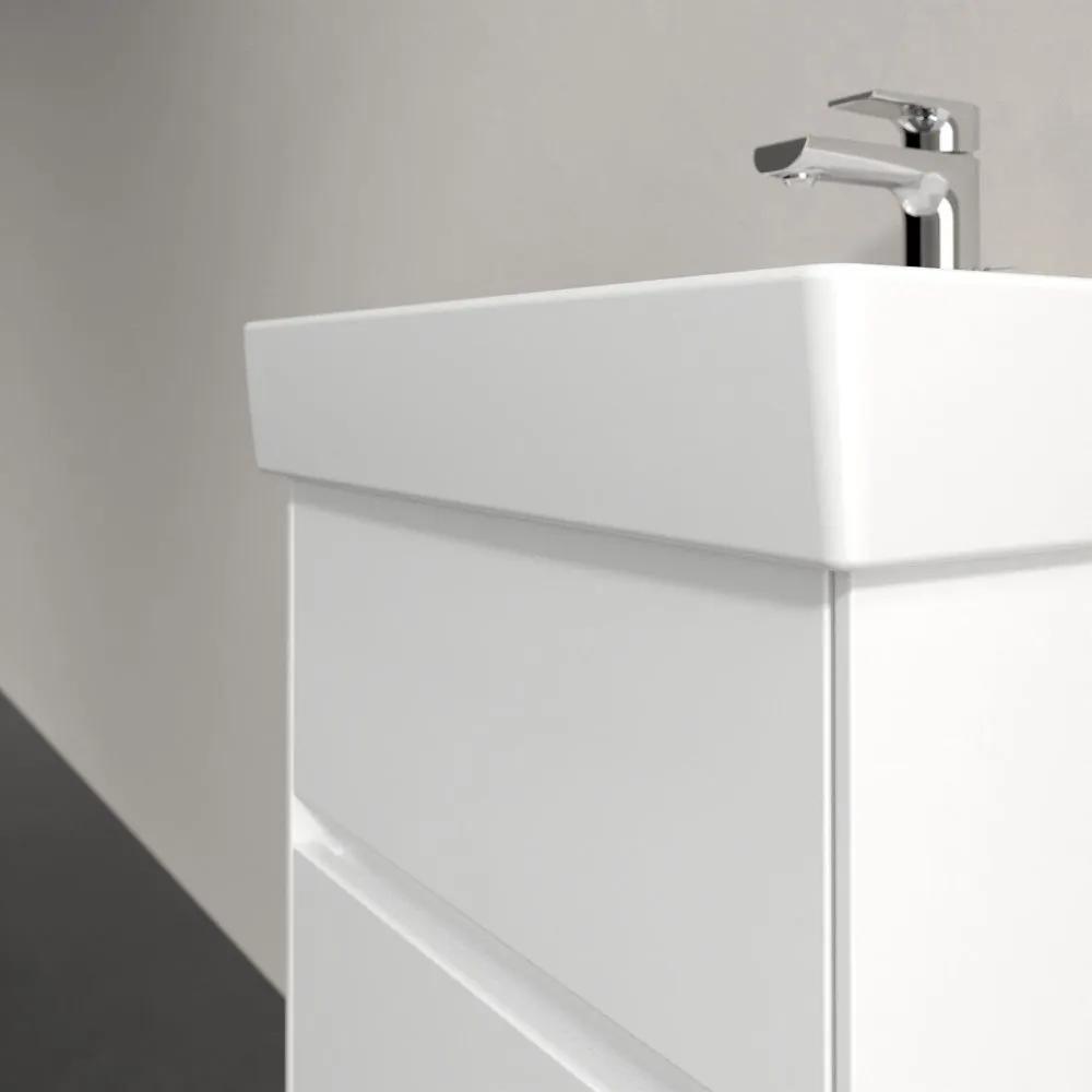 VILLEROY &amp; BOCH Collaro závesná skrinka pod umývadielko, 2 zásuvky, s LED osvetlením, 460 x 374 x 546 mm, Glossy White, C006B0DH