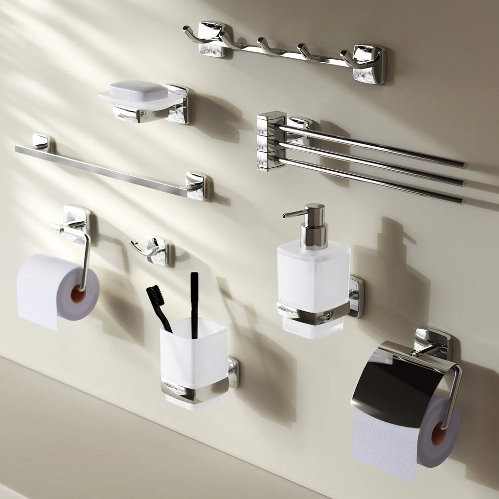 Toaletná kefa AM.PM Gem AGA33400 nástenná, chróm