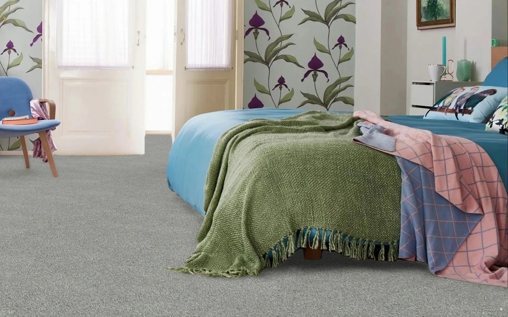 Metrážny koberec Sense 862, na mieru, šíře 4m,5m, šedá, ab (mriežka), chodba / predsieň, Lano