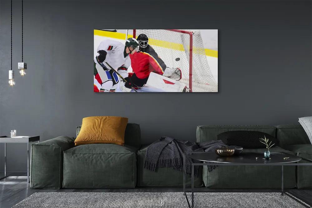 Obraz plexi Brána hokej 140x70 cm