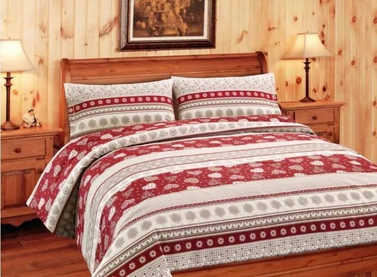 Gipetex Natural Dream Flanelová talianská obliečka CORVARA - 220x200 / 2x70x90 cm