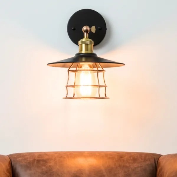 Globo 15086BW - Nástenná lampa VIEJO 1xE27/60W/230V