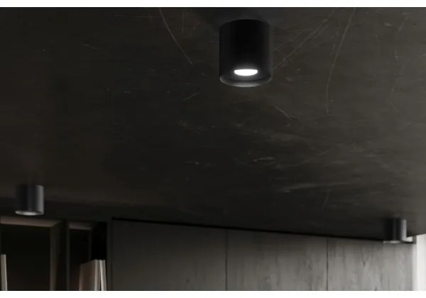 Sollux SL.1281 - Bodové svietidlo MIKA 1xGU10/10W/230V čierna