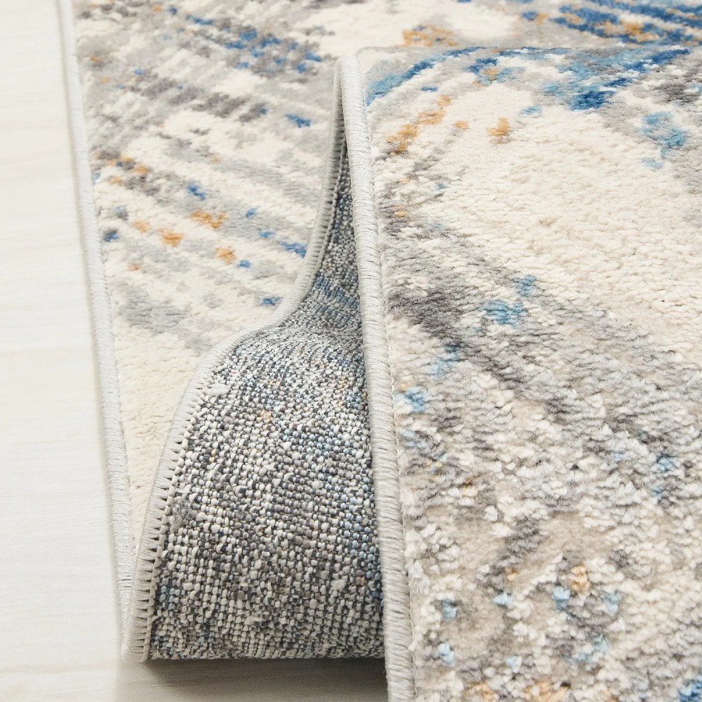 TA Koberec G505B BIELA/D_MODRÁ PORTLAND HIL Rozmer: 200x300 cm