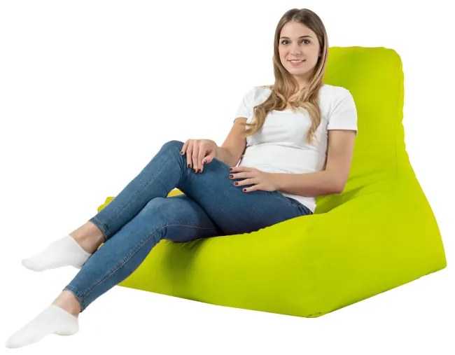 Kreslo Bali ekokoža limetkové