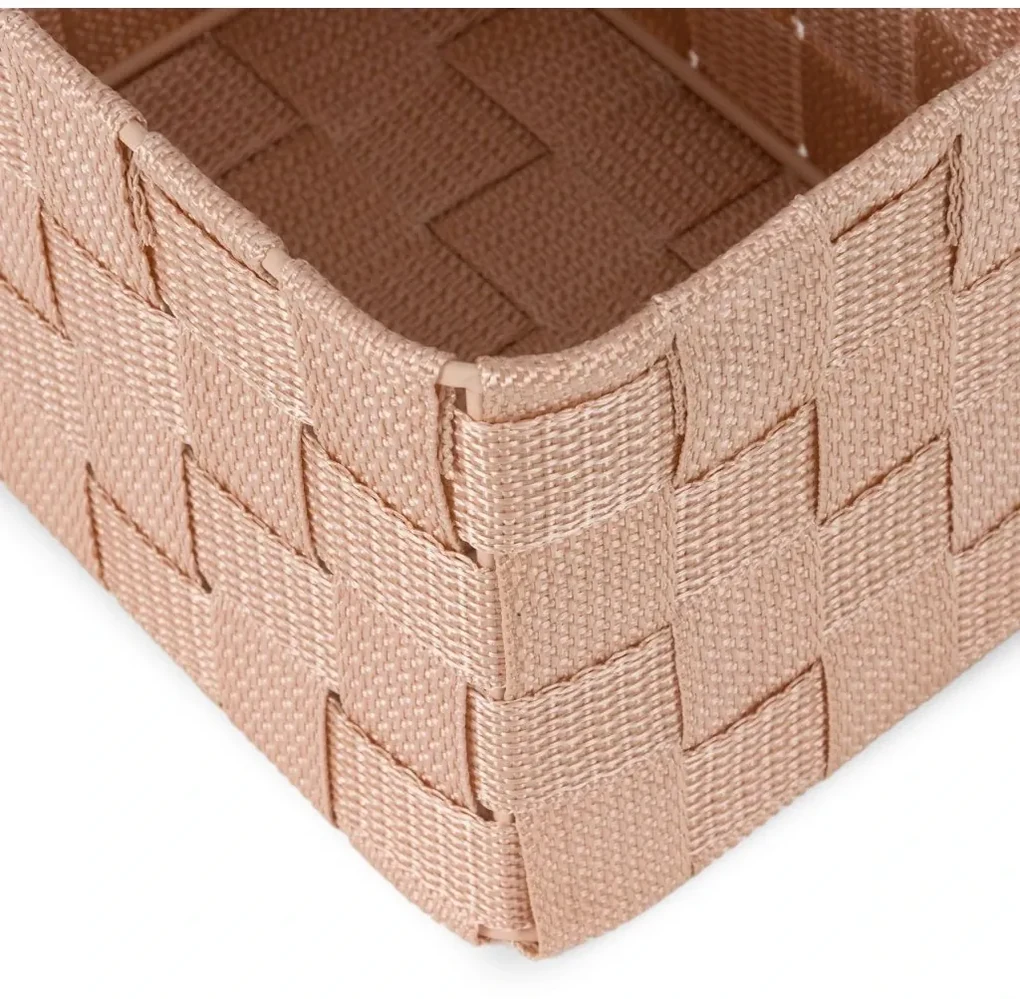 Compactor Úložný organizér do zásuvky TEX, 19 x 14 x 13 cm, vysoký, růžová