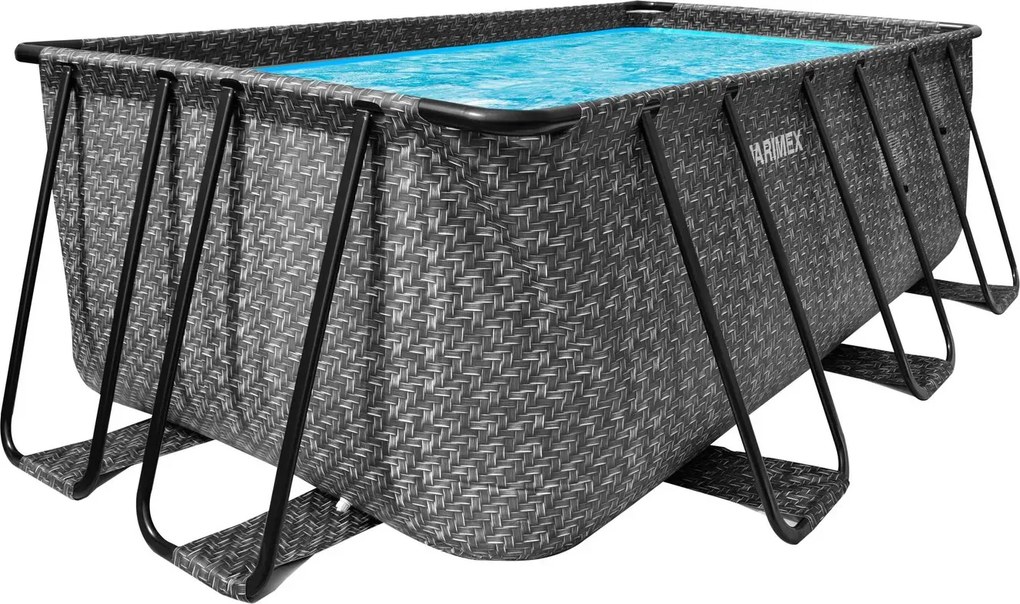 Marimex | Bazén Marimex Florida Premium 2,15x4,00x1,22 m s pieskovou filtráciou a príslušenstvom - motív RATAN | 19900124