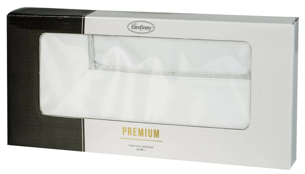 OBRUS MADELE 40X140 CM BIELY