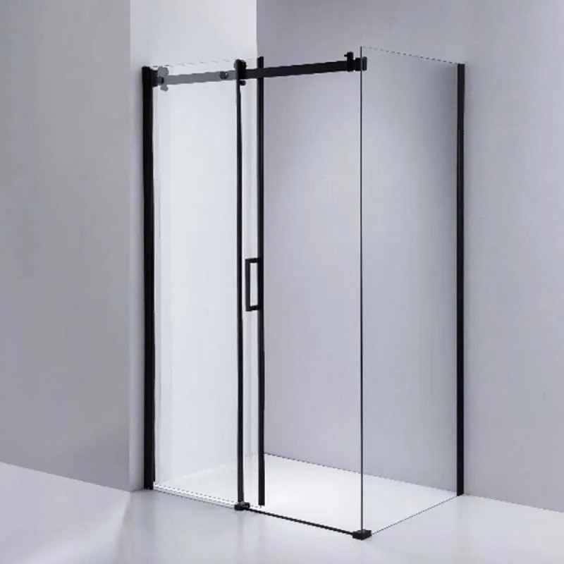 BPS-koupelny Obdĺžnikový sprchovací kút BS14C 120x90 čierna/transparent - bez vaničky
