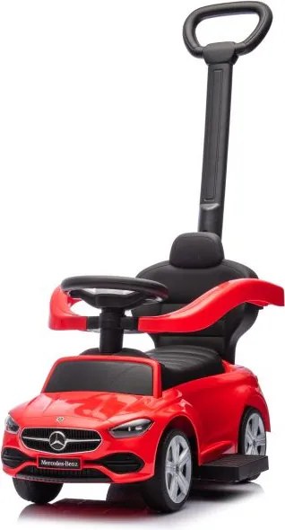 LEAN Toys Kočík Mercedes 3 v 1 Červený