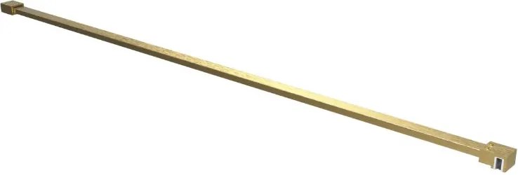 Erga Paris, sprchová zástena Walk-In 60x200 cm, 8mm sklo námraza, zlatý matný profil, ERG-V02-PARIS-060x200-FR-GB