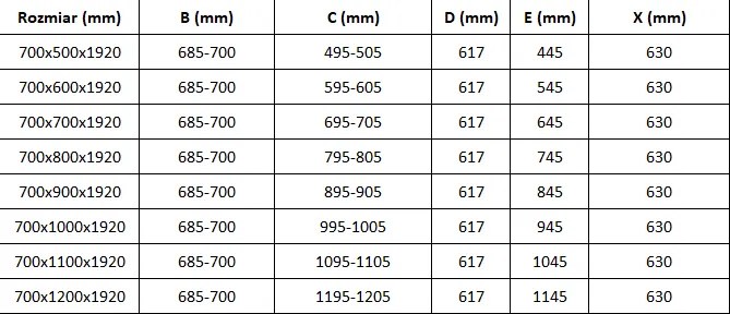 Mexen Pretoria, sprchovací kút 70 (dvere) x 90 (stena) cm, 6mm číre sklo, čierny profil + čierna sprchová vanička, 852-070-090-70-00-4070B