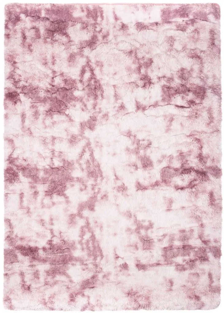 Plyšový koberec SILK Ombre - RUŽOVÝ