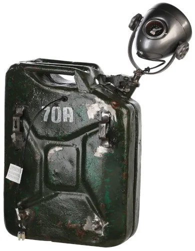 Industriálna zelená lampa PETROL CAN
