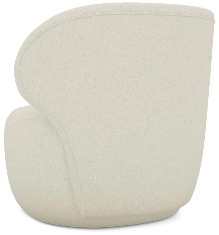 Krémovobiele kreslo Kama – Makamii