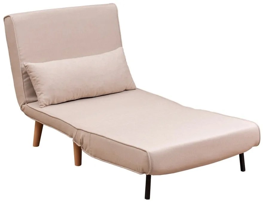 Krémové kreslo Folde – Artie